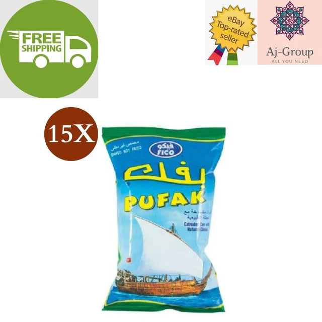 15 PACK X Fico PUFAK Extruded Corn Chips Cheese 20 gram £25.12 ...