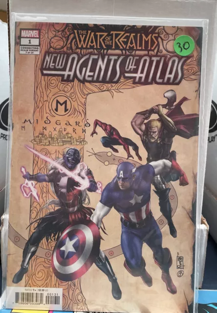 War of the Realms New Agents of Atlas #1C Connecting Variant  1st appearences!!