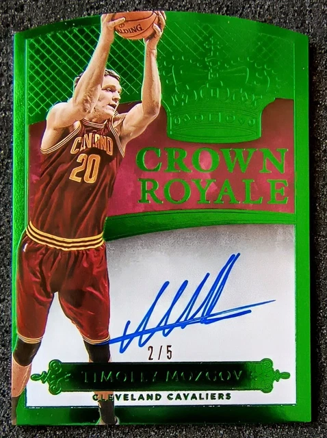 CARTE AUTOGRAPHE TIMOFEY MOZGOV Crown Royale #2/5- 2014-15 vert préféré ...