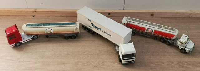 Miniature Majorette Semi-Remorque Dinosor - Échelle 1/60 - Camion Transport Dinosaures