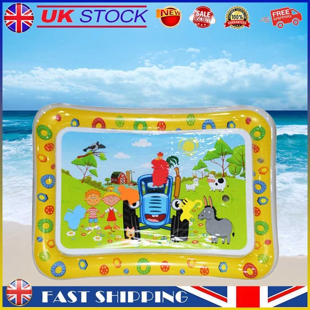 Animal Water Mat PVC Baby Water Play Mat Double Edge for Activity (Car) #gib