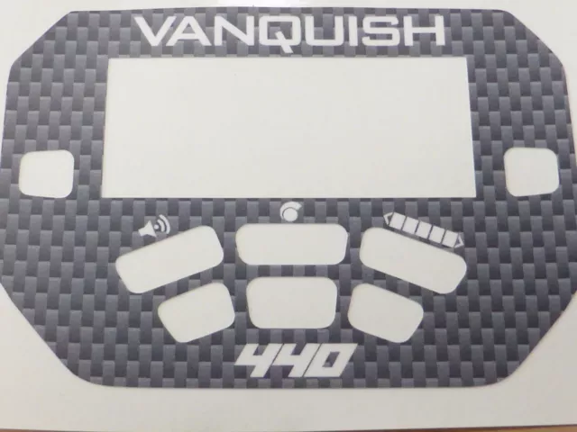 Minelab Vanquish 440 vinyl keypad surround sticker in seven different colours.
