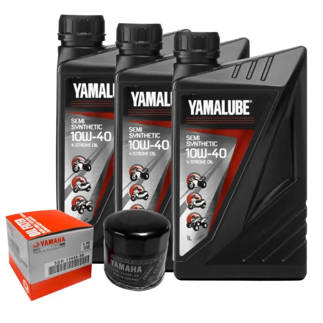 MF6738 Service Yamaha MT-09 / Sp (2014-2024) - 3L Öl Yamalube 10W40 + Filter