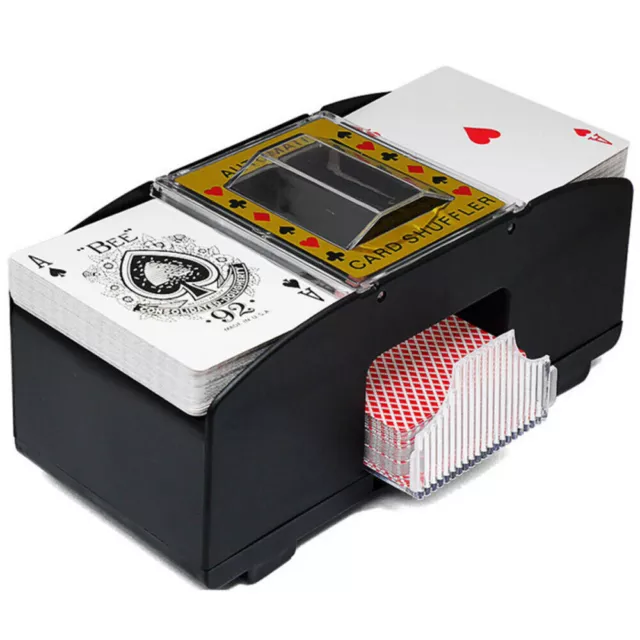 Automatic Cards Shuffler Sorter Casino Playing Poker One Two Deck Game Machine