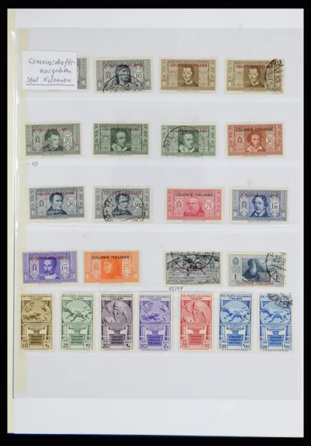 Lot 36902 Stamp collection Italian colonies and territories 1893-1948.