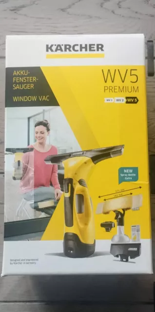 Kärcher Akku Fenstersauger WV 5 Premium - Gelb