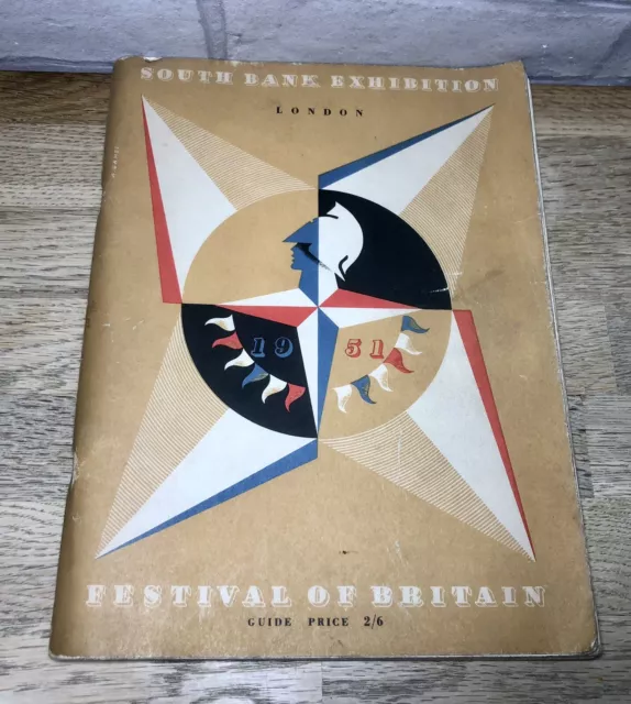 South Bank Exhibition 1951 London Festival of Britain Guide Book