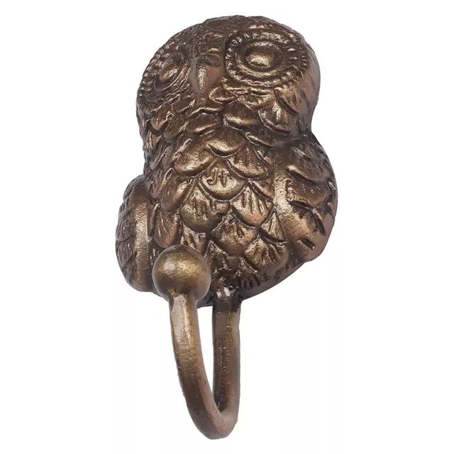 Antique Ancient Owl Wall Hook for Coat Hooks for Wall Mounted Keys Hat Hangers