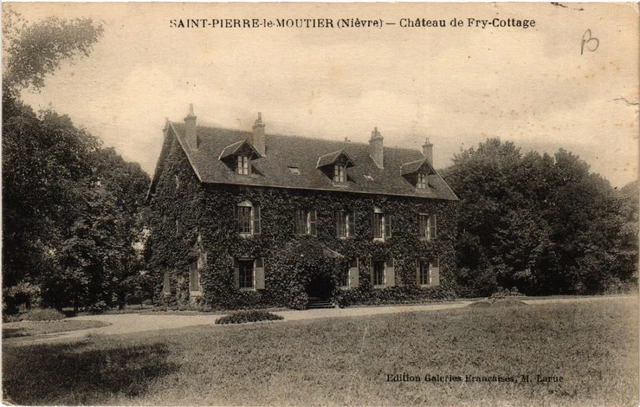 CPA AK St-PIERRE-le-MOUTIER - Chateau de Fry-Cottage (456763)