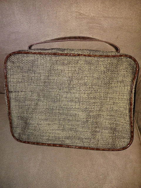 Samantha Brown  Faux Croc Makeup Travel Bag Brand New 5 ind. bags 2 Large pocket 2