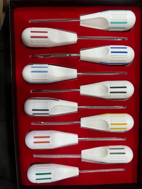 Root Exraction Instrument DENTAL TOOTH LUXATION Elevators Root Extraction Surgical Instruments ...