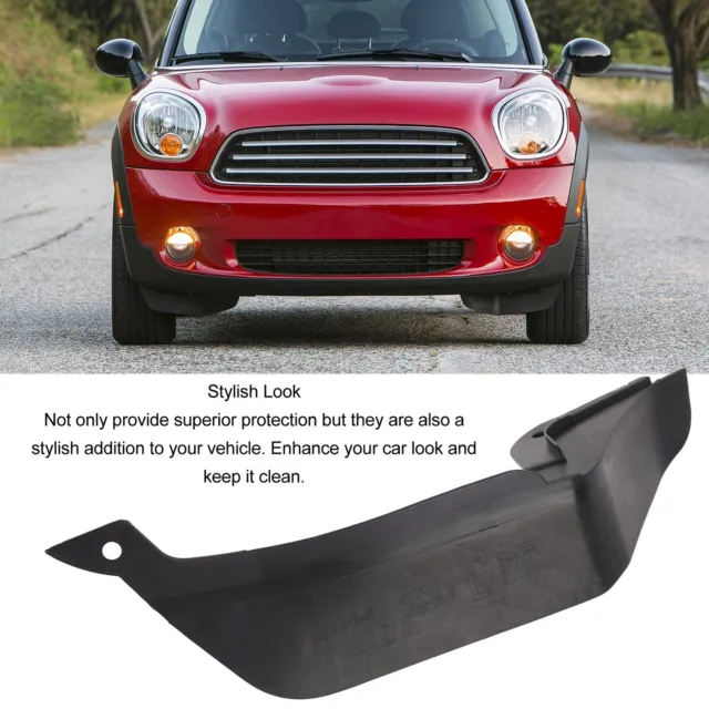 Left Front Bumper Splash Guard Protective Mud Flap For Cooper R60 R61