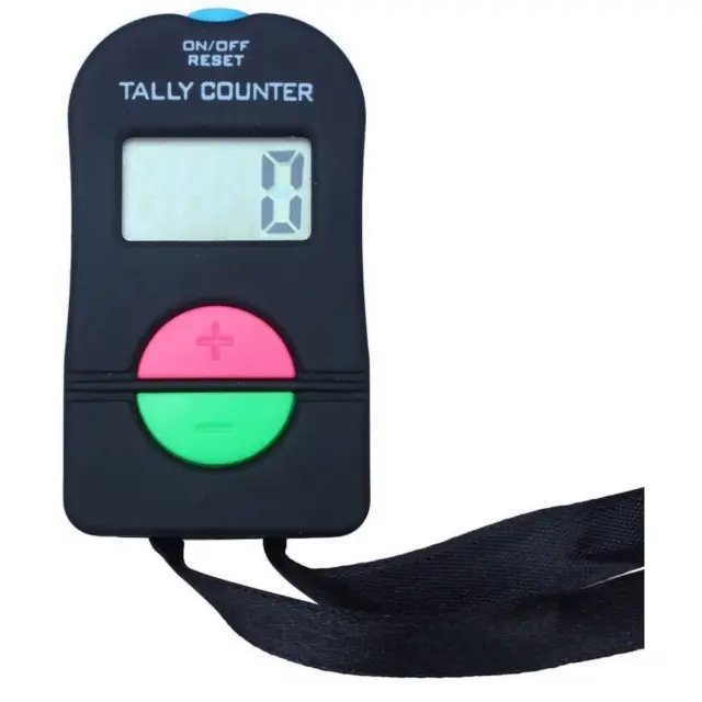 2 PCS Digital Clicker Counter Hand Tally Palm Golf Manual Counter