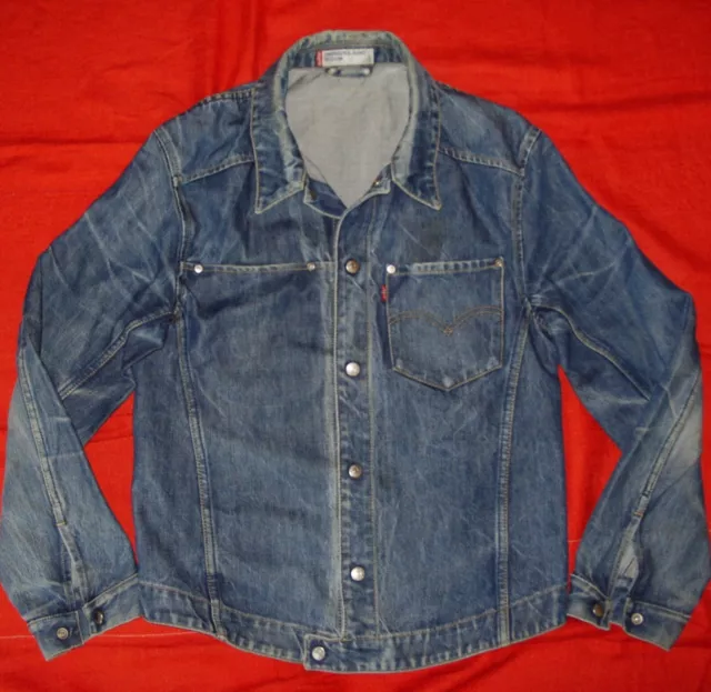 Veste Levi's Engineered en Jean Bleu Used Taille M