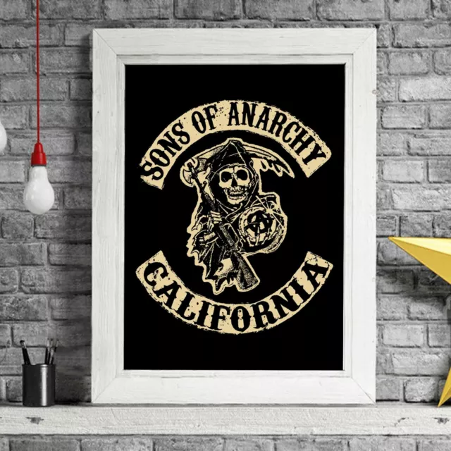 SONS OF ANARCHY - TV Series Poster Picture Print Sizes A5 to A0 **FREE DELIVERY*