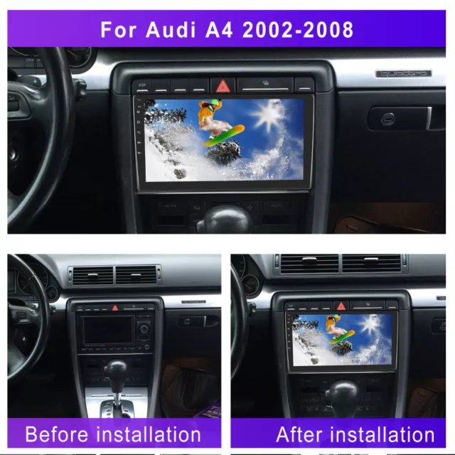 Für Audi A4 8E 8H B6 B7 2000-2009 Android 11 Autoradio GPS Navi WIFI BT & Kamera 3