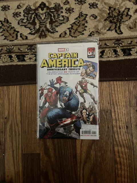 Captain America Anniversary Tribute #1  Marvel Comics 2021 NM-