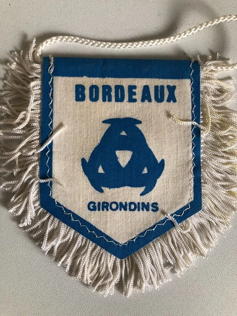 FANION FOOTBALL GIRONDINS DE BORDEAUX Gironde Ancien vintage collector EUR 16,00 - FR