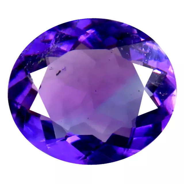 2.99 ct Super-Excellent Oval (11 x 10 mm) Un-Heated Uruguay Purple Amethyst