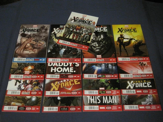 Cable and X-Force LOT of 17 #1,2,3,4,5,6,7,8,9,10,11,12,13,14,15,16 & 17