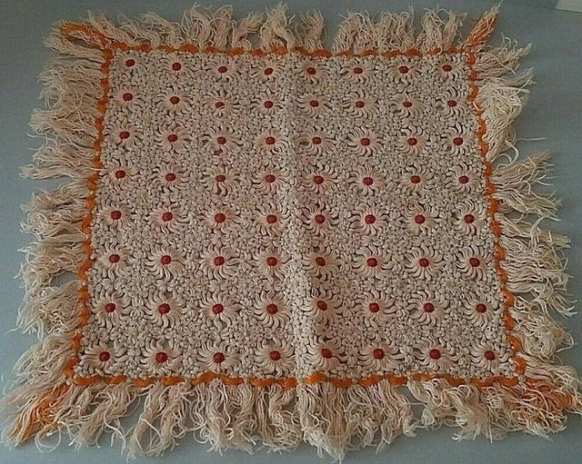 Doily Vintage Hook Cotton Pink