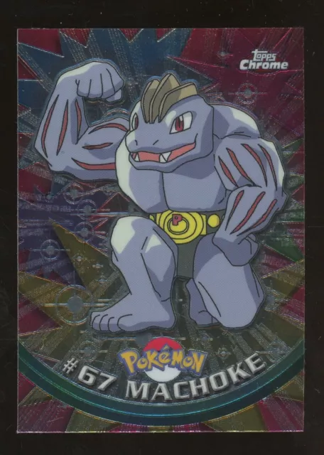 Topps 2000 cromo Pokémon TV #67 Machoke