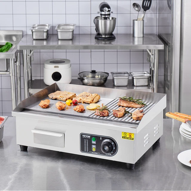 Plancha Eléctrica Grande 110V Vevor - Equipamiento San Diego