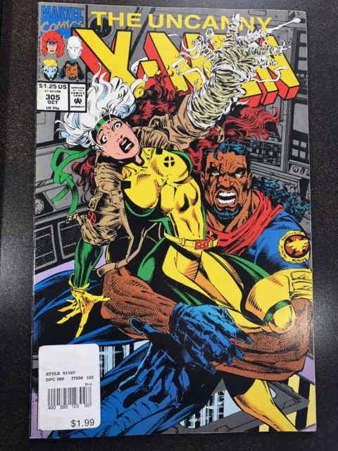 Uncanny X-Men #305 (1993) Marvel White Newsstand Edition