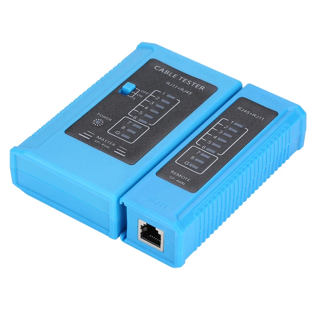 Strumento di test di rete portatile leggero staccabile tester cavo di rete compatto