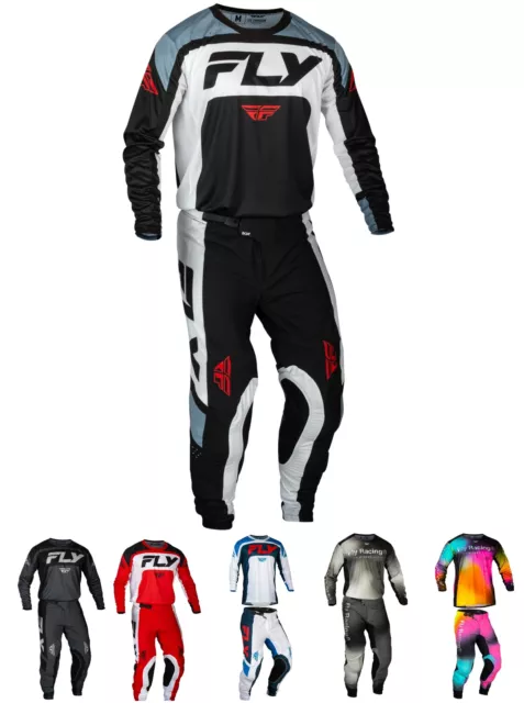 Fly Racing Lite Jersey and Pant Riding Gear Combo Set MX ATV