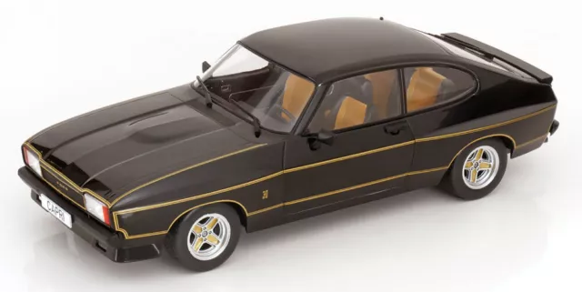 1:18 MCG Ford Capri MK II X-Pack black/golden