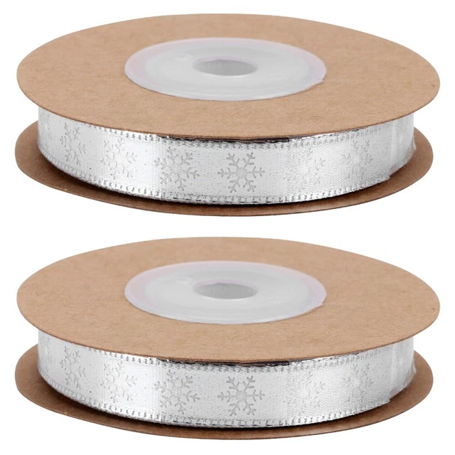 2x Weihnachten Baum Bögen Weihnachten Handwerk Bänder Shiny Weihnachten Band