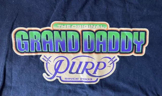 Vintage marijuana shirt 3XL Grand Daddy Purple stoner hippie pot weed cause