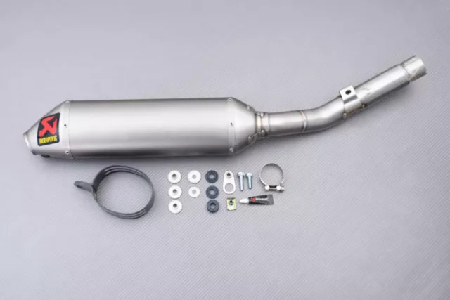 Silencieux Demi ligne D'Echappement AKRAPOVIC Titane SUZUKI RMZ 250 2004-2006