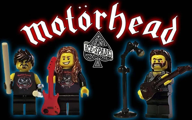 MOTORHEAD LEMMY ROCK Metal Music Custom Lego Minifigure Unique