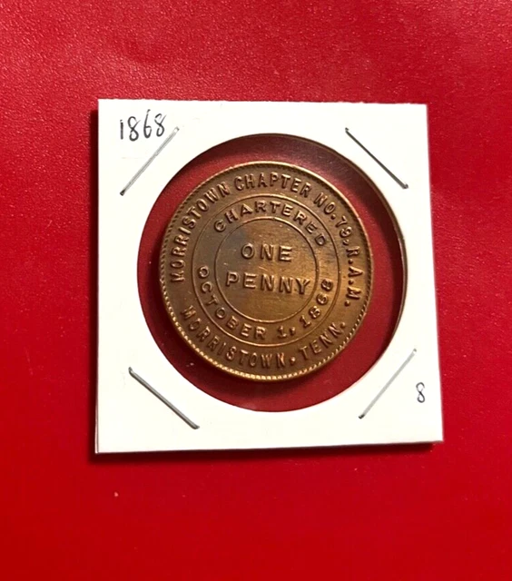 Tokens & Masonic Coins, Masonic, Freemasonry, Fraternal