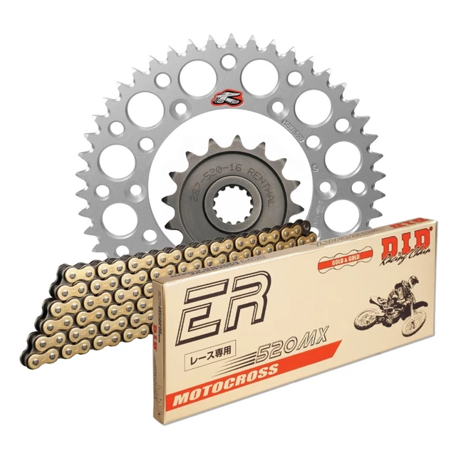 HONDA CR250R2/R3 2003 MX Gold DID Chain & Renthal Sprocket Kit £89.99