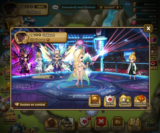 Compte Summoners War EU Avec Nicki & Kiara - 2 LD - Neuf