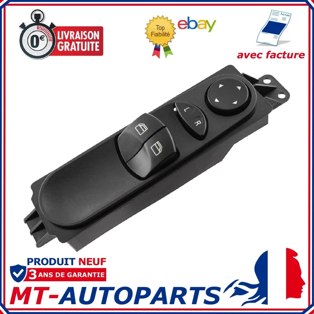 Bouton Commande De Leve Vitre Gauche (12-Pin) Pour Mercedes Sprinter 906 2005-
