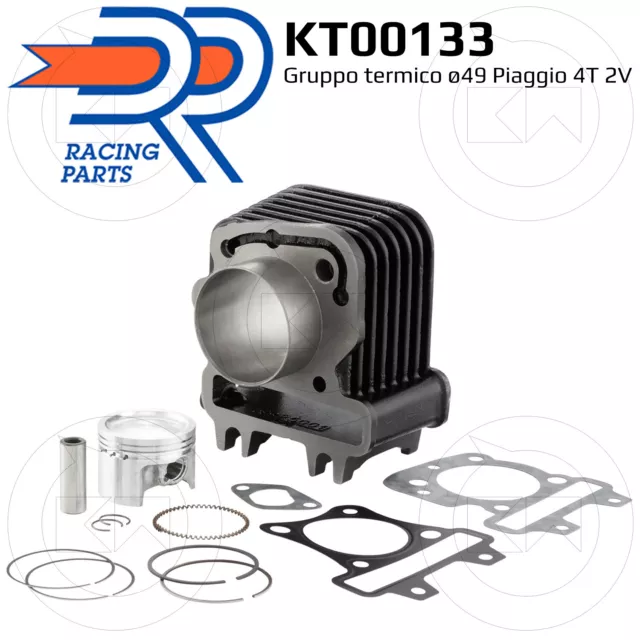 KIT CILINDRO PISTONE DR MODIFICA D.49 80cc PIAGGIO LIBERTY 50 RST 4T 2004-2008