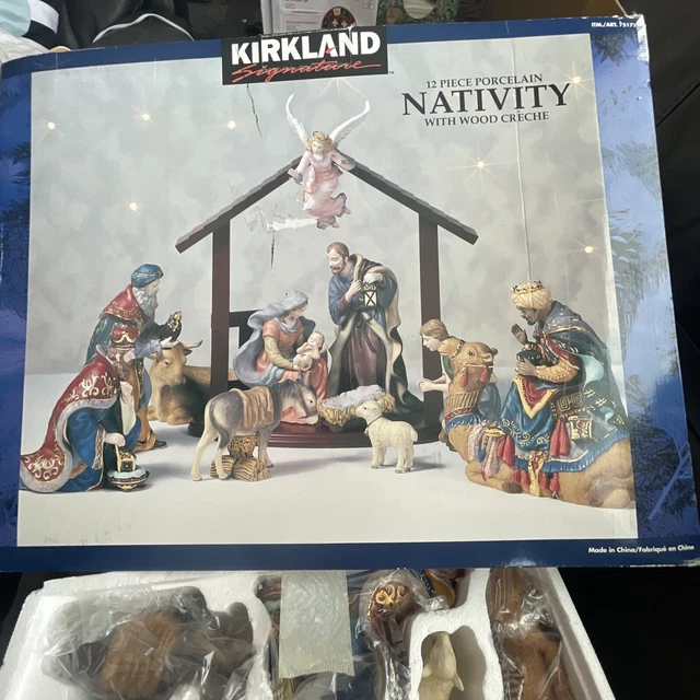 Kirkland Signature Nativity 13 Piece Set FOR SALE! PicClick UK