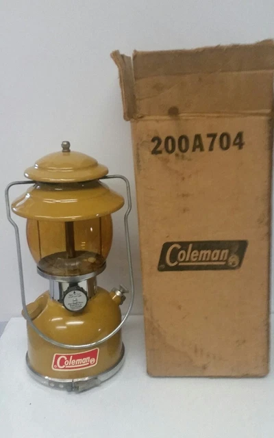 COLEMAN LANTERN 200A Gold Bond Vintage Collectible $916.00 - PicClick