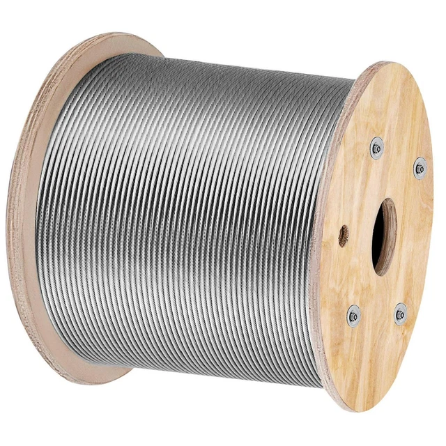 1x19 Stainless Steel Cable 1/8 Cable Rail Wire Rope Aircraft Cable 500FT