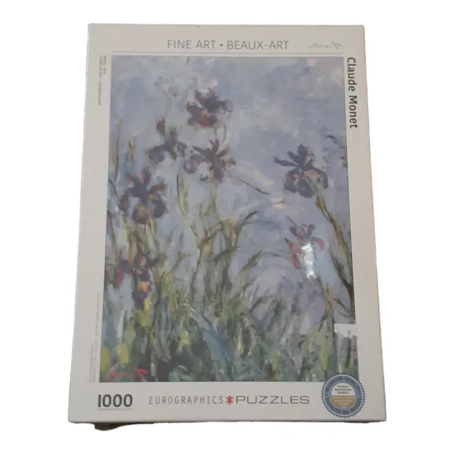 1000 Piezas Rompecabezas Iris Claude Monet Rompecabezas Piezas Arte Rompecabezas Completo Sellado
