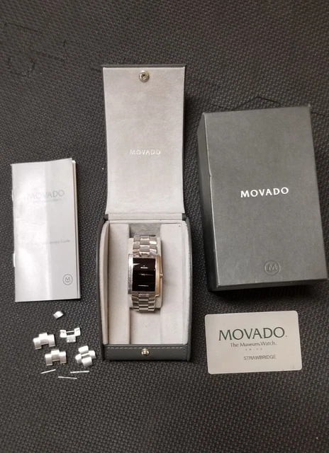 WOMEN S AUTHENTIC SWISS Movado 0604424 Eliro Manchette For Small Wrist Watch 199.99 PicClick