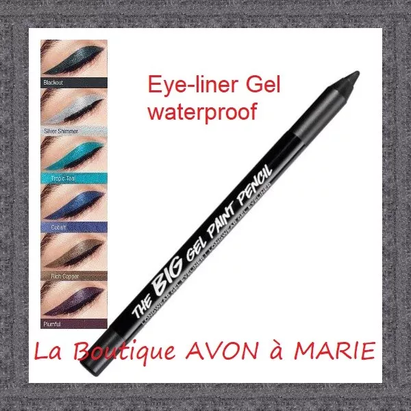 EYELINER GEL crayon contour des YEUX WATERPROOF SUPERShock AVON