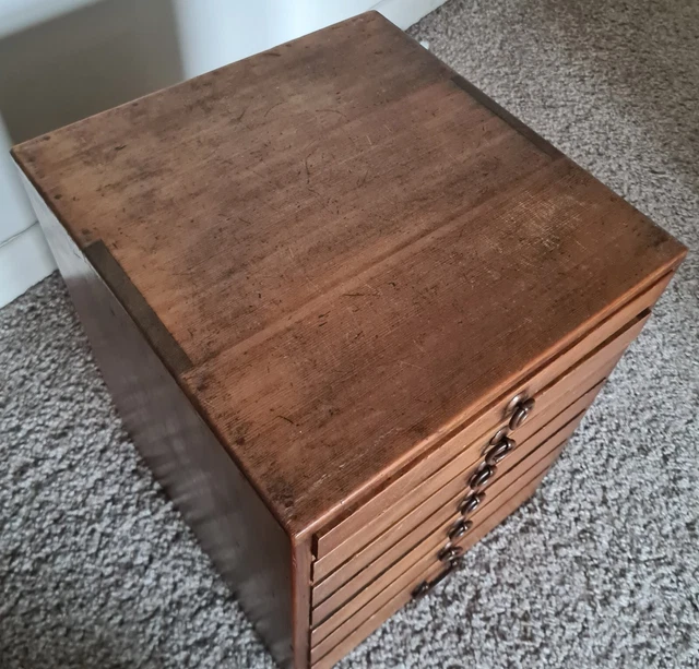 VINTAGE ANTIQUE SMALL chest of drawers £25.00 PicClick UK