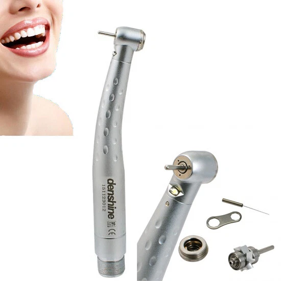 Dental Handpiece High fast Speed LED 2HOLE Push Button Ceramic Turbine Fast Ship