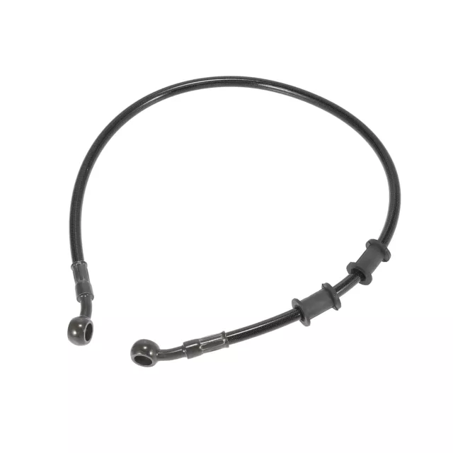 60cm 23.62" Moto Tressé Frein Embrayage Huile Durites Ligne Noir