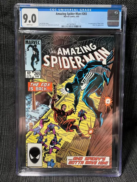 The Amazing Spider-Man #265 Graded CGC 9.0 White Pages